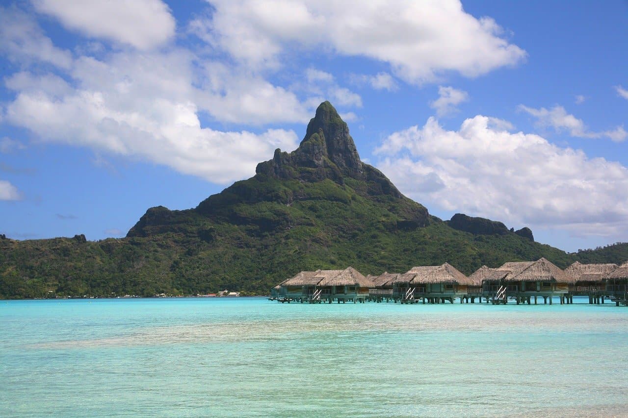 Overwater resort getaway